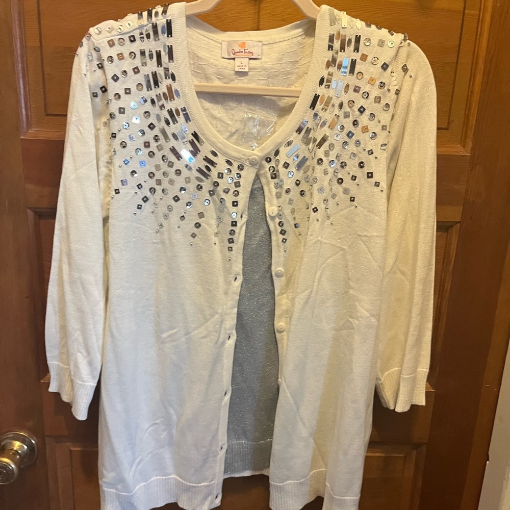 Quacker Factory Sweater Set. Joined. Size L